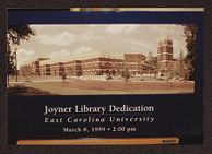 Joyner Library Dedication